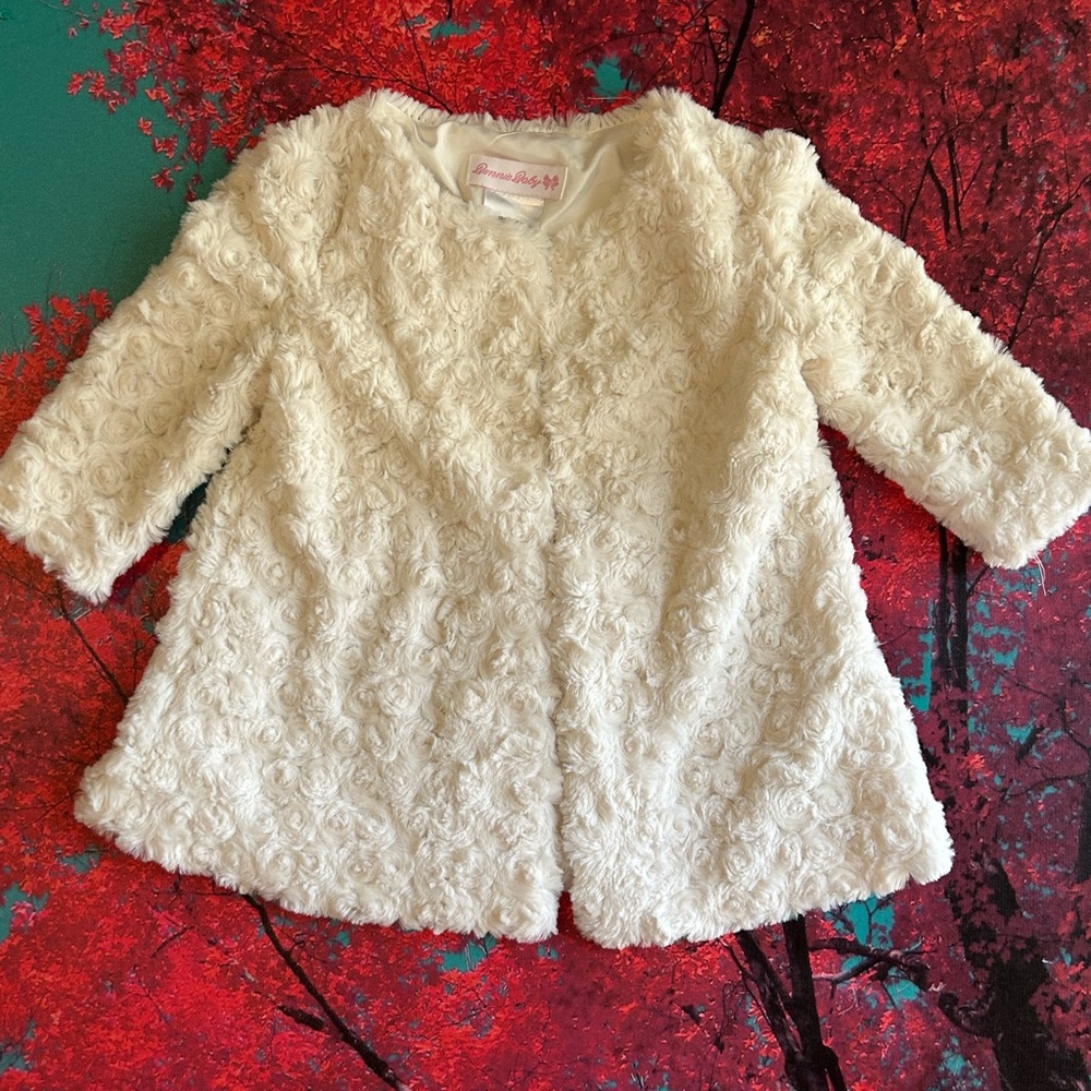 Infant fur coat
